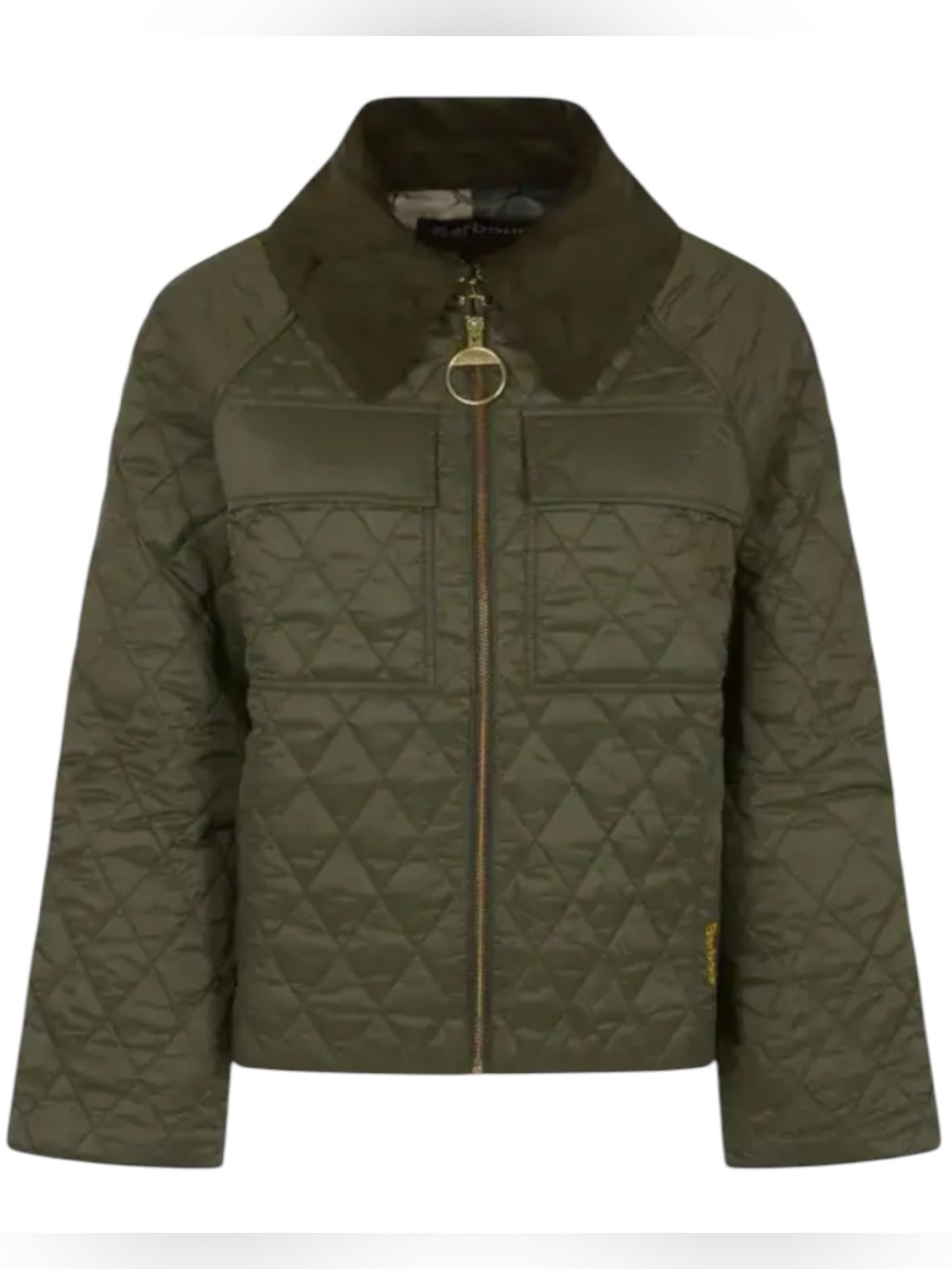 NEW BARBOUR Beauly Quilted Jacket. Olive. US 10. NWT
